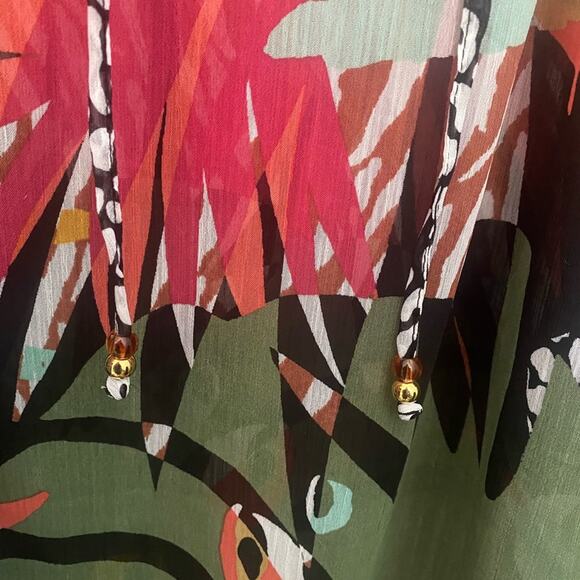 BLEU ROD BEATTIE UP LET'S GET LOUD CAFTAN SWIMSUIT COVER UP - Picture 9 of 13